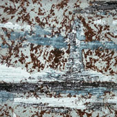 Foto: Virginia Woolf: Zum Leuchtturm &Ouml;l auf Stahl (Ausschnitt)