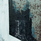 Foto: Virginia Woolf: Zum Leuchtturm &Ouml;l auf Stahl (Ausschnitt)